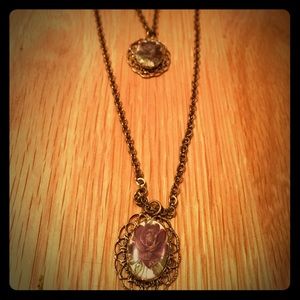 Vintage 3 tiered necklace